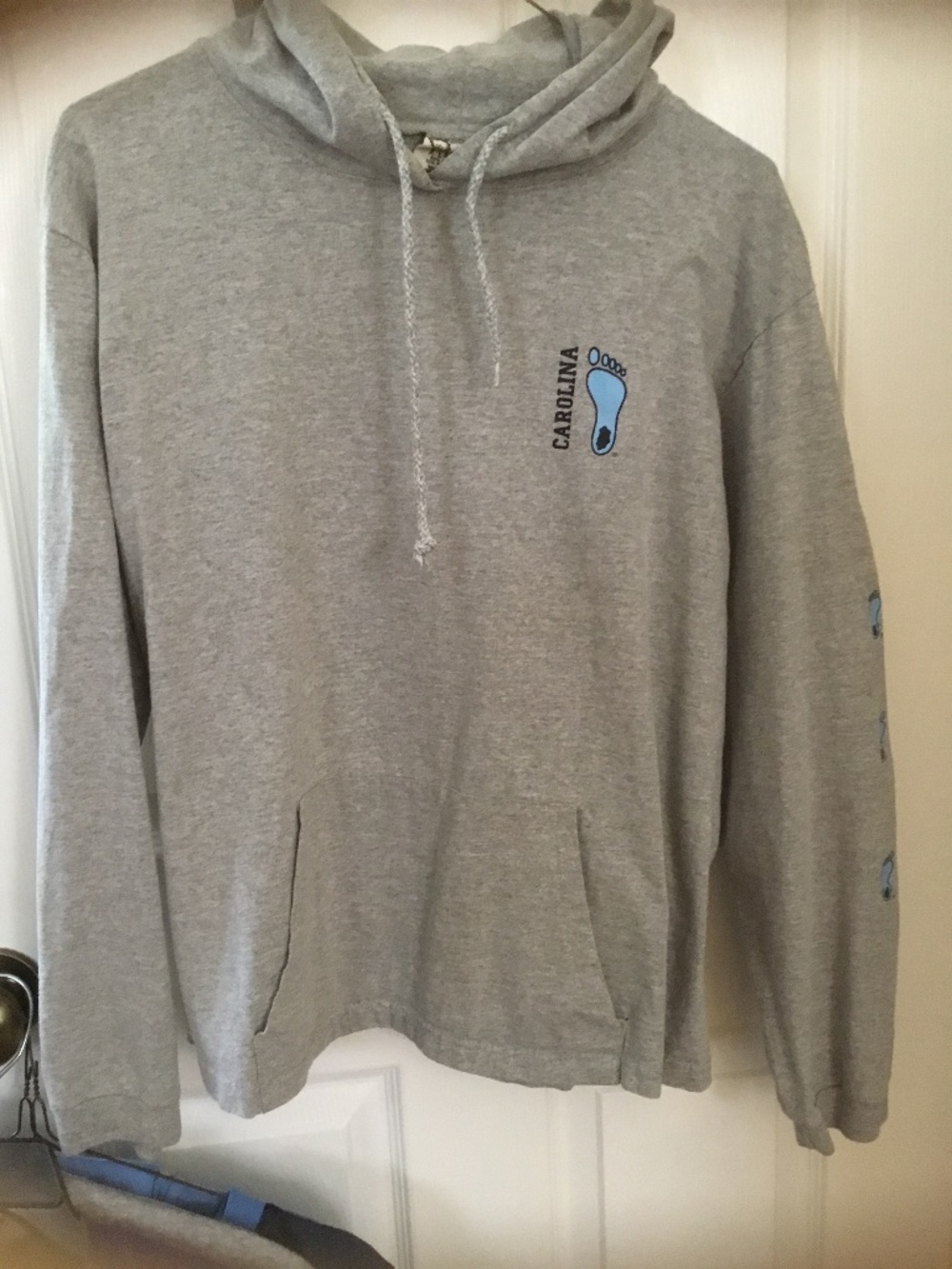 North Carolina Tarheels Hoodie Long Sleeve Top Nice!